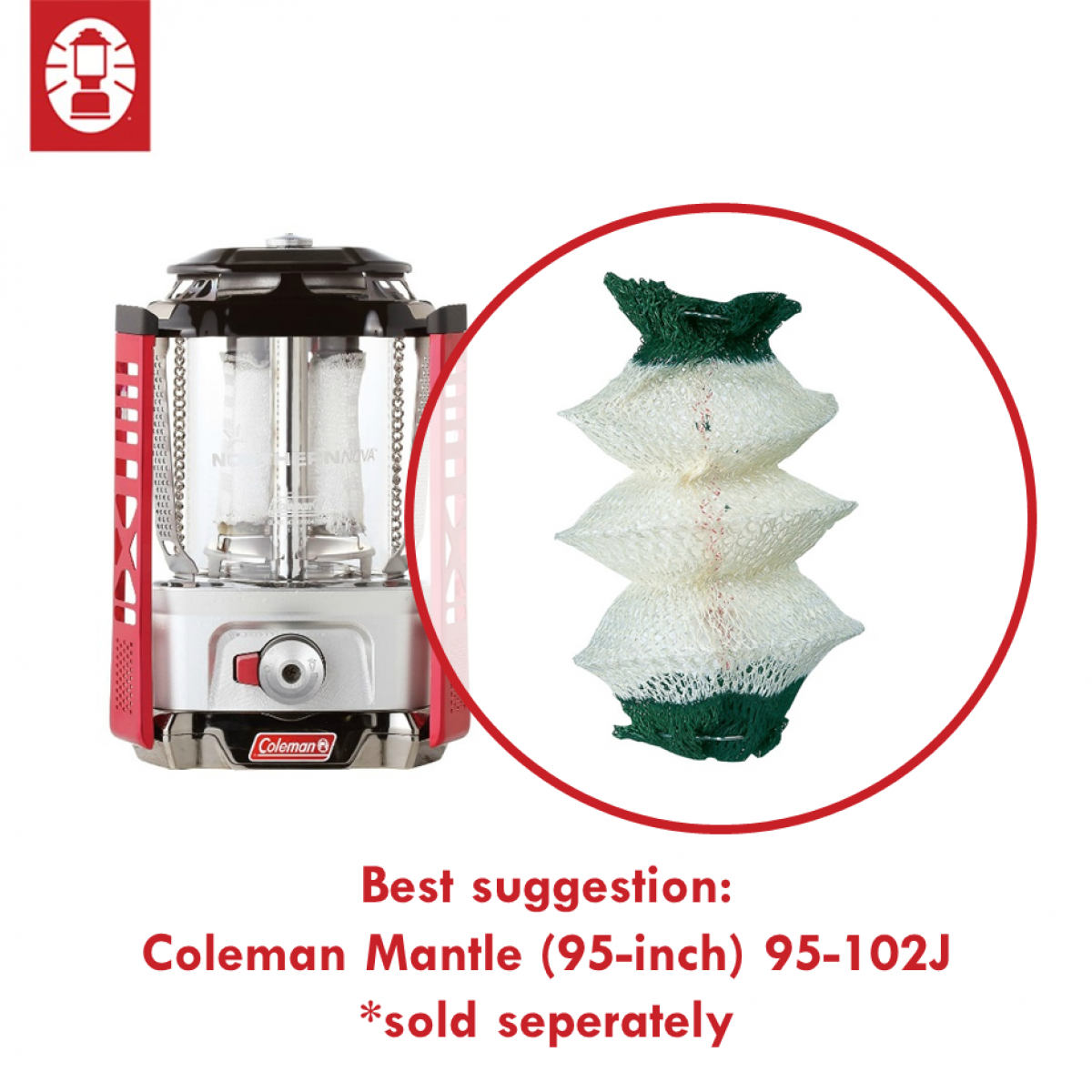 COLEMAN LANTERN NORTHERN NOVA LP GAS