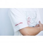 Coleman Landscape Line Art Unisex T-Shirt (White) (XL Size)