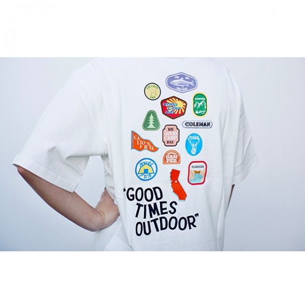 Coleman Good Times Unisex T-Shirt (White) (S Size)
