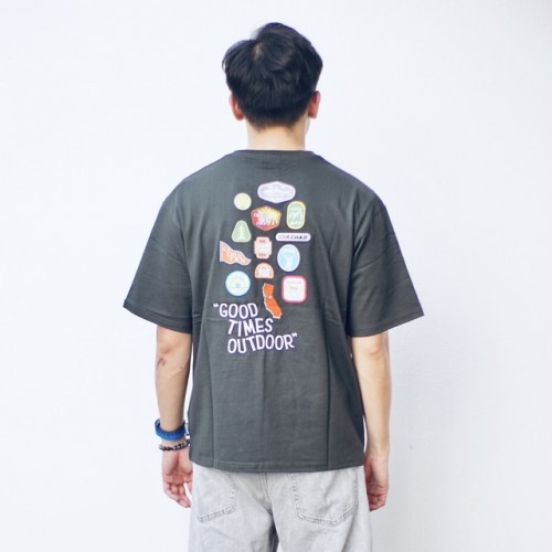 Coleman Good Times Unisex T-Shirt (Charcoal) (L Size)