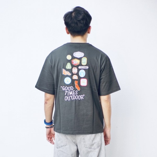 Coleman Good Times Unisex T-Shirt (Charcoal) (S Size)