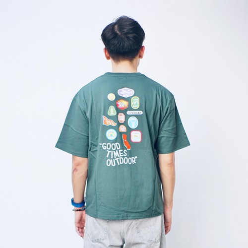 Coleman Good Times Unisex T-Shirt (Green) (L Size)