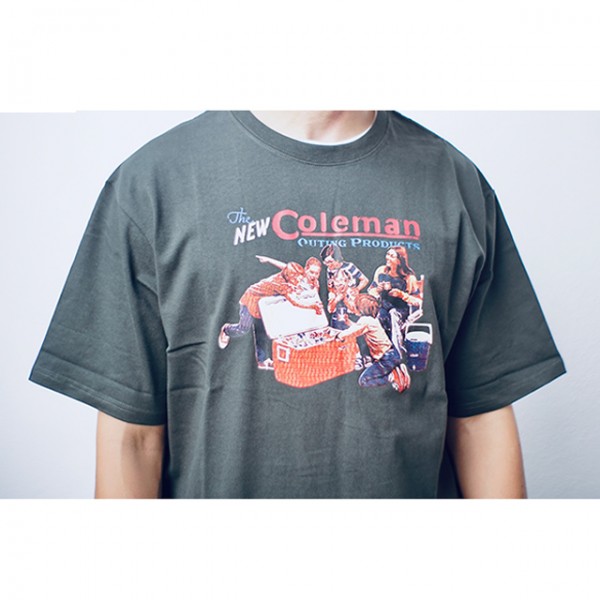 Coleman Cooler Unisex T-Shirt (S Size) (Charcoal) 