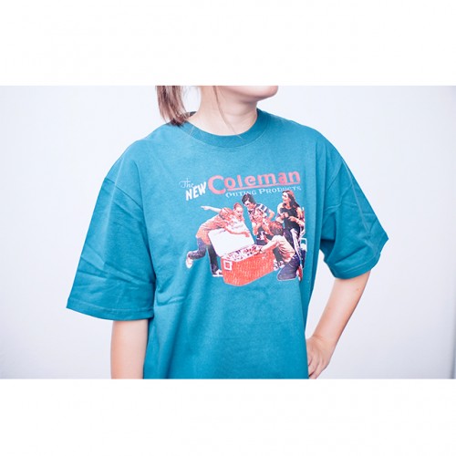 Coleman Cooler Unisex T-Shirt (L Size) (Blue)