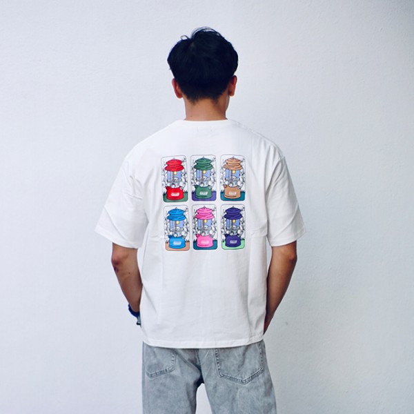 Coleman Season Lantern Unisex T-Shirt (White) (M Size) 