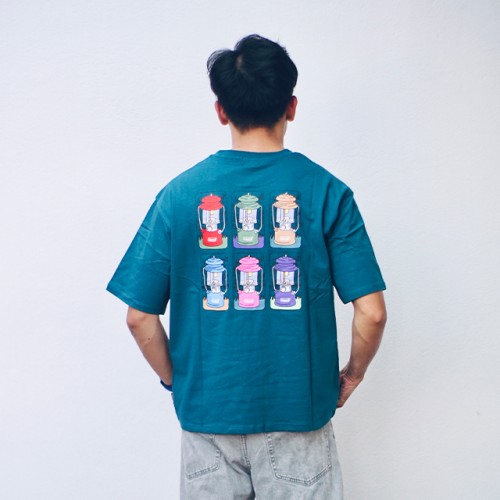 Coleman Season Lantern Unisex T-Shirt (Blue) (L Size)