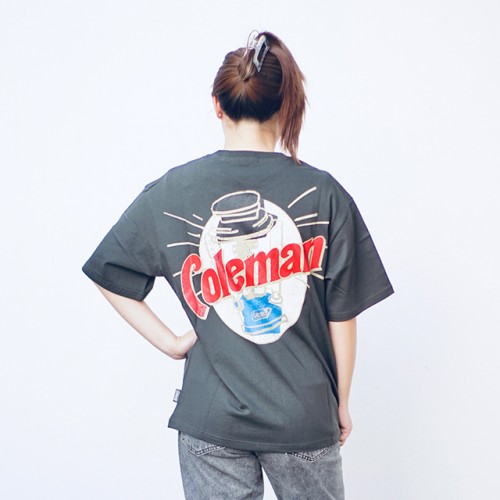 Coleman Vintage Lantern Unisex T-Shirt (Charcoal) (L Size)
