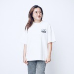 Coleman Mountain Print Unisex T-Shirt (White) (S Size)