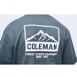 Coleman Mountain Print Unisex T-Shirt (Charcoal) (M Size)