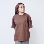 Coleman Mountain Print Unisex T-Shirt (Brown) (L Size)