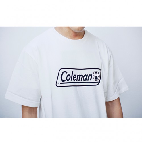Coleman Logo Unisex T-Shirt (White) (L Size)