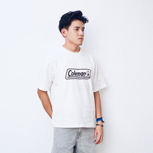 Coleman Logo Unisex T-Shirt (White) (L Size)