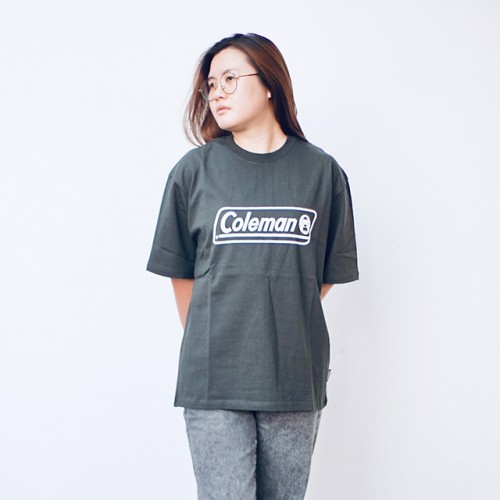 Coleman Logo Unisex T-Shirt (Charcoal) (L Size)