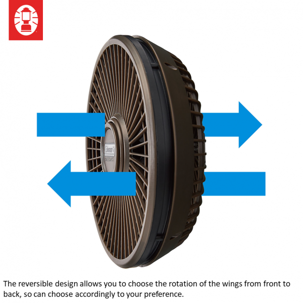Coleman Reversible Fan Ventilation