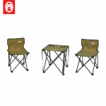 COLEMAN COMPACT CHAIR TABLE SET (OLIVE)