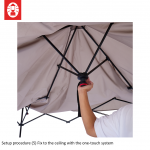 Coleman Instant Visor Shade III/L (Greige) 