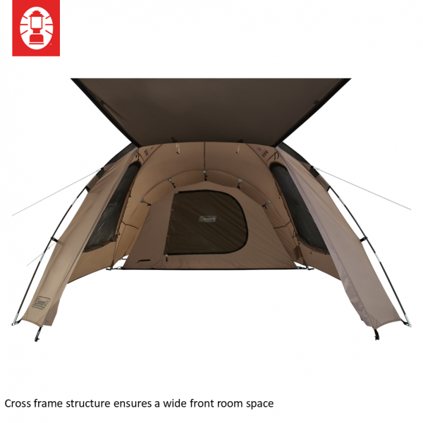 Coleman Roomy Front 2-Room (Greige) (EX)