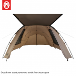 Coleman Roomy Front 2-Room (Greige) (EX)