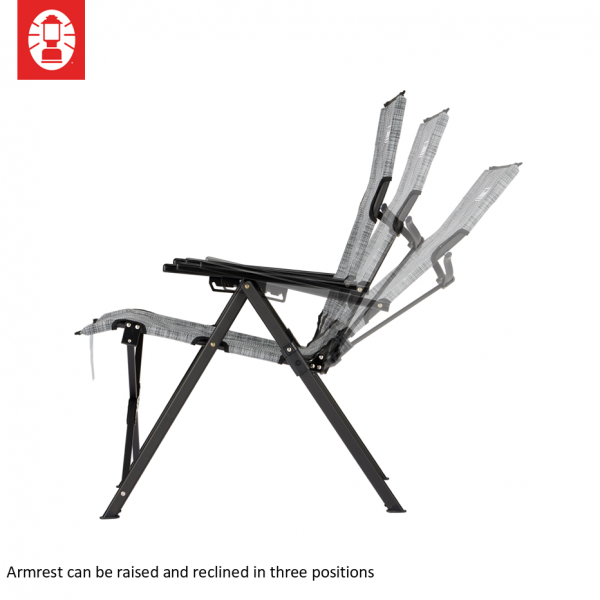 Coleman Lay Chair NX Mesh (Heather Gray) (EX)