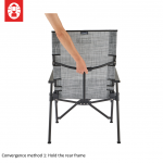 Coleman Lay Chair NX Mesh (Heather Gray) (EX)