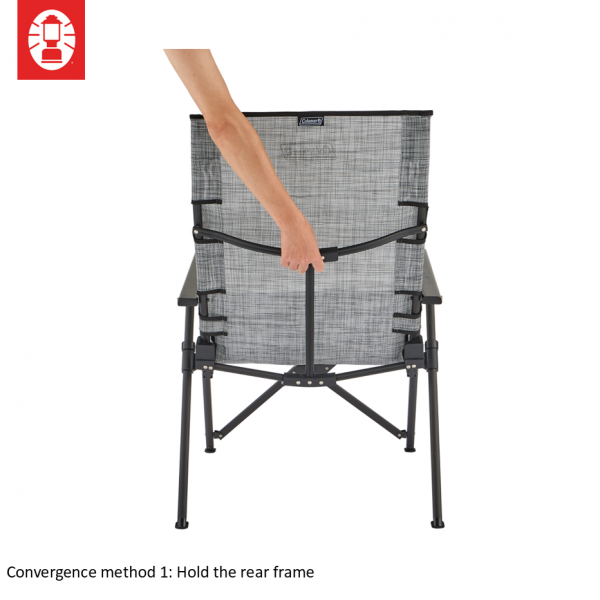 Coleman Lay Chair NX Mesh (Heather Gray) (EX)