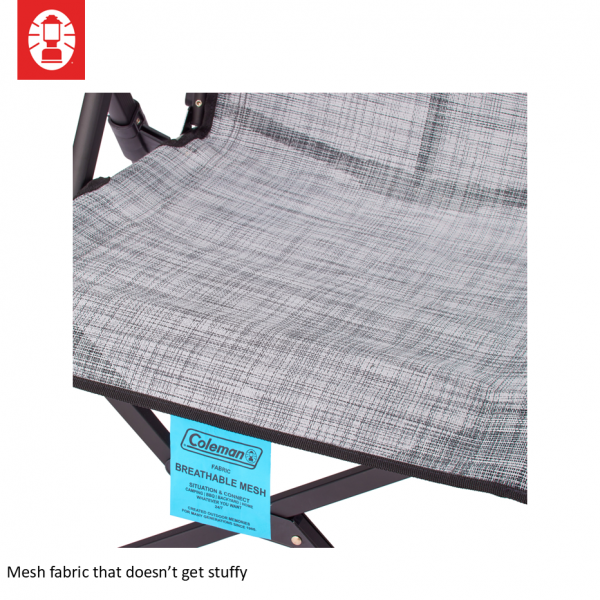 Coleman Lay Chair NX Mesh (Heather Gray) (EX)
