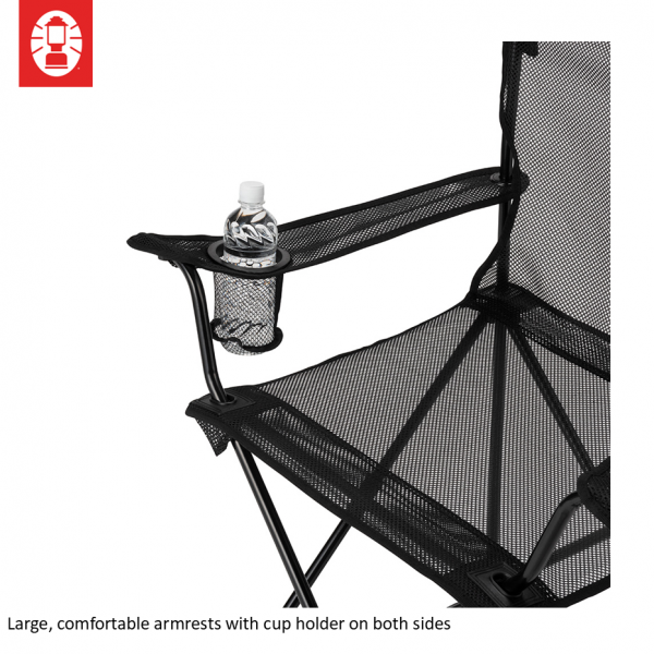 Coleman Mesh Arm Chair (Black) 
