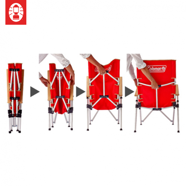 Coleman Lay Chair (Red)