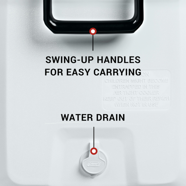 Coleman Classic Series 120QT  Marine Hard Cooler (White)