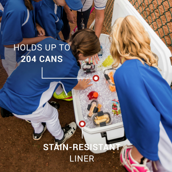 Coleman Classic Series 120QT  Marine Hard Cooler (White)