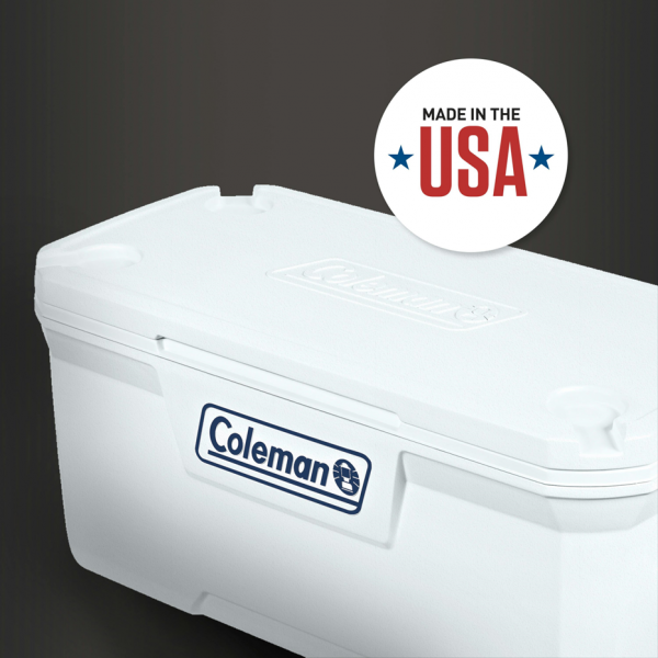 Coleman Classic Series 120QT  Marine Hard Cooler (White)