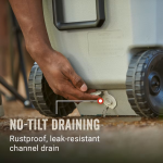 Coleman Classic Series 100QT/94.6L Wheeled Cooler (Rock)