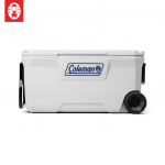 Coleman Classic Series 100QT Marine Wheeled Cooler (White) 