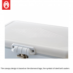 Coleman 54QT/51L 70th Limited Steel Belt Cooler (White) (EX)