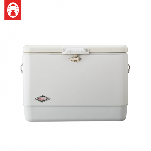 Coleman 54QT/51L 70th Limited Steel Belt Cooler (White) (EX)