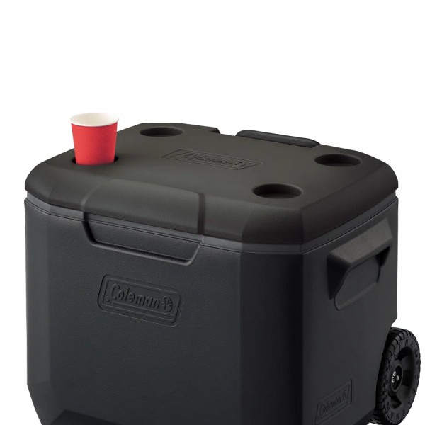 COLEMAN WHEELED COOLER 60QT (JET BLACK)