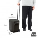 COLEMAN WHEELED COOLER 28QT (JET BLACK)